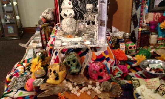 Collaborative Altar at Alfons Gallery. Photo taken By Ian